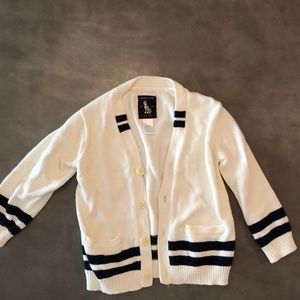 Nautical Janie and Jack button front cardigan